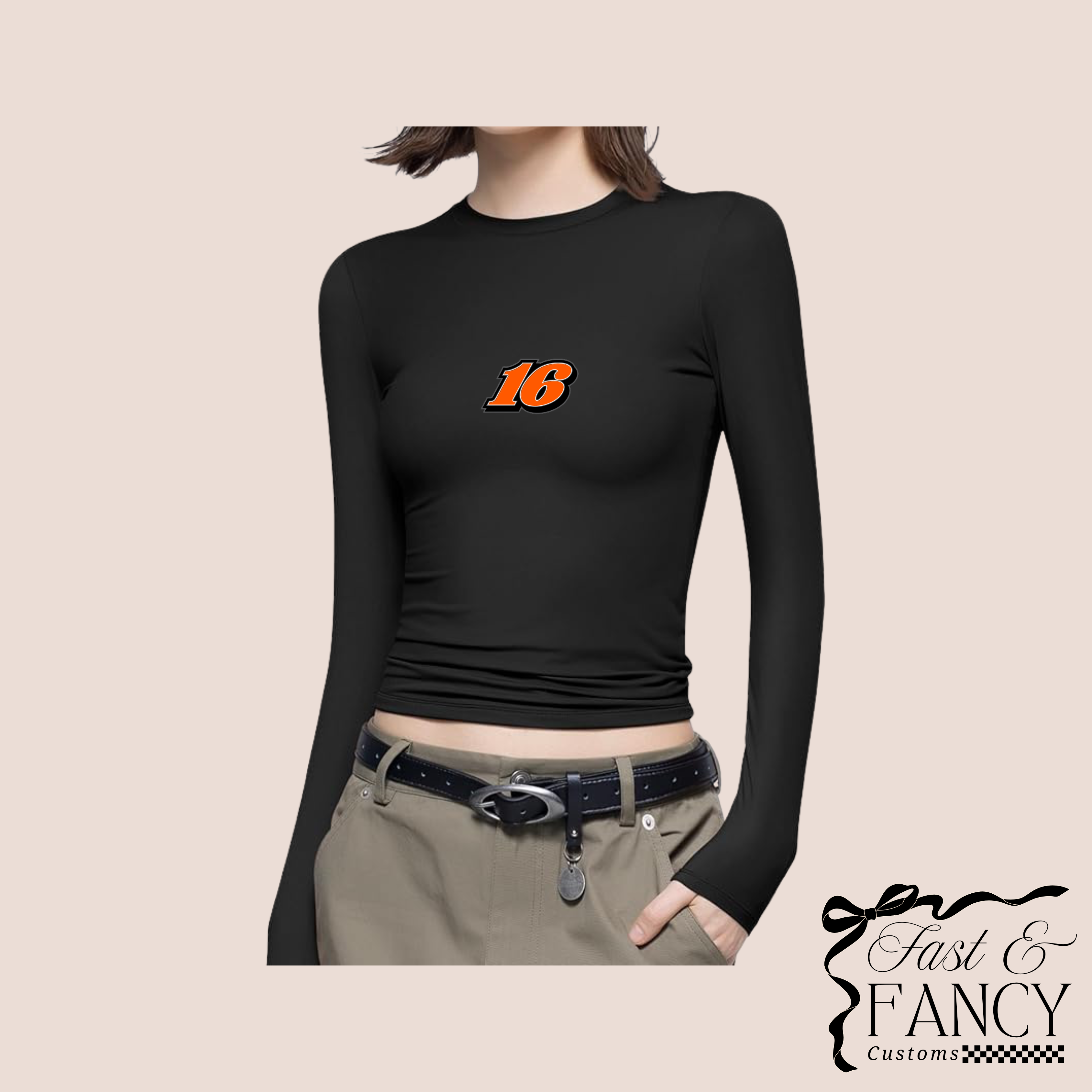 Black Slim Fit Long Sleeve