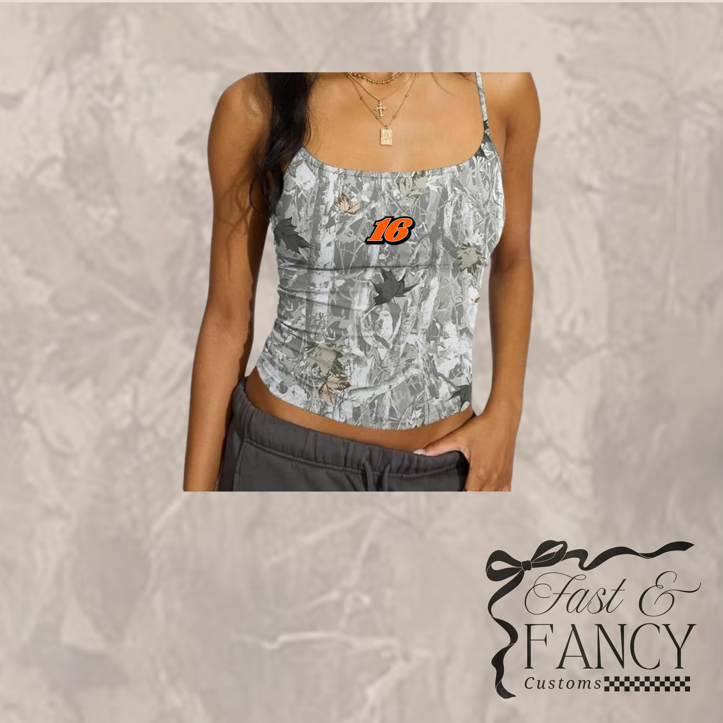 Camo tank top