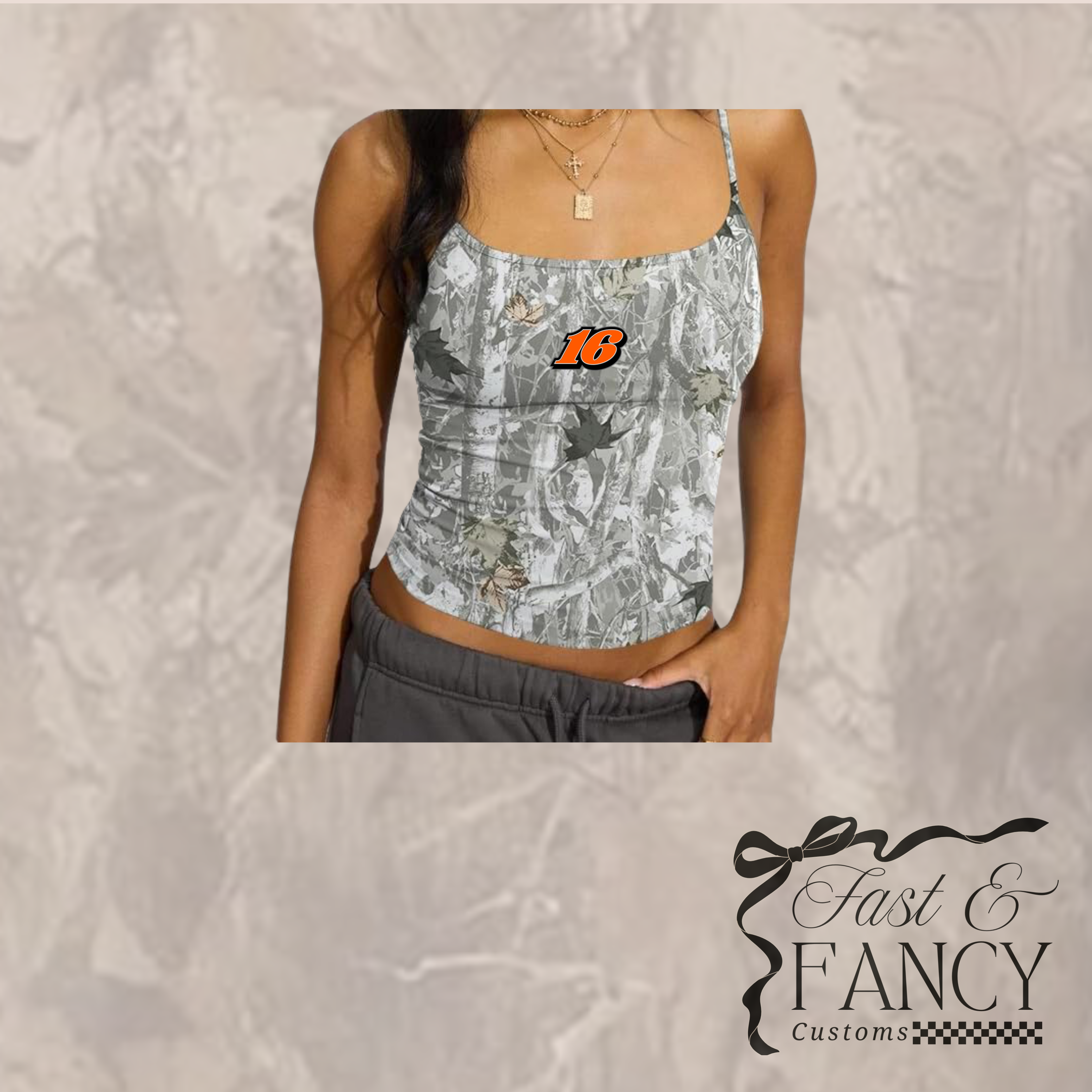 Camo tank top
