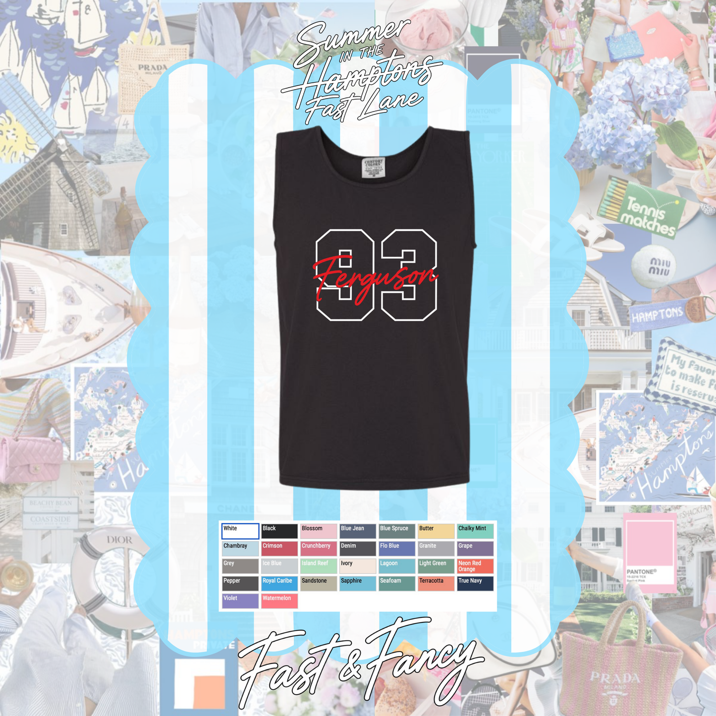 Comfort Color Tank (Choose Your Color Tee)