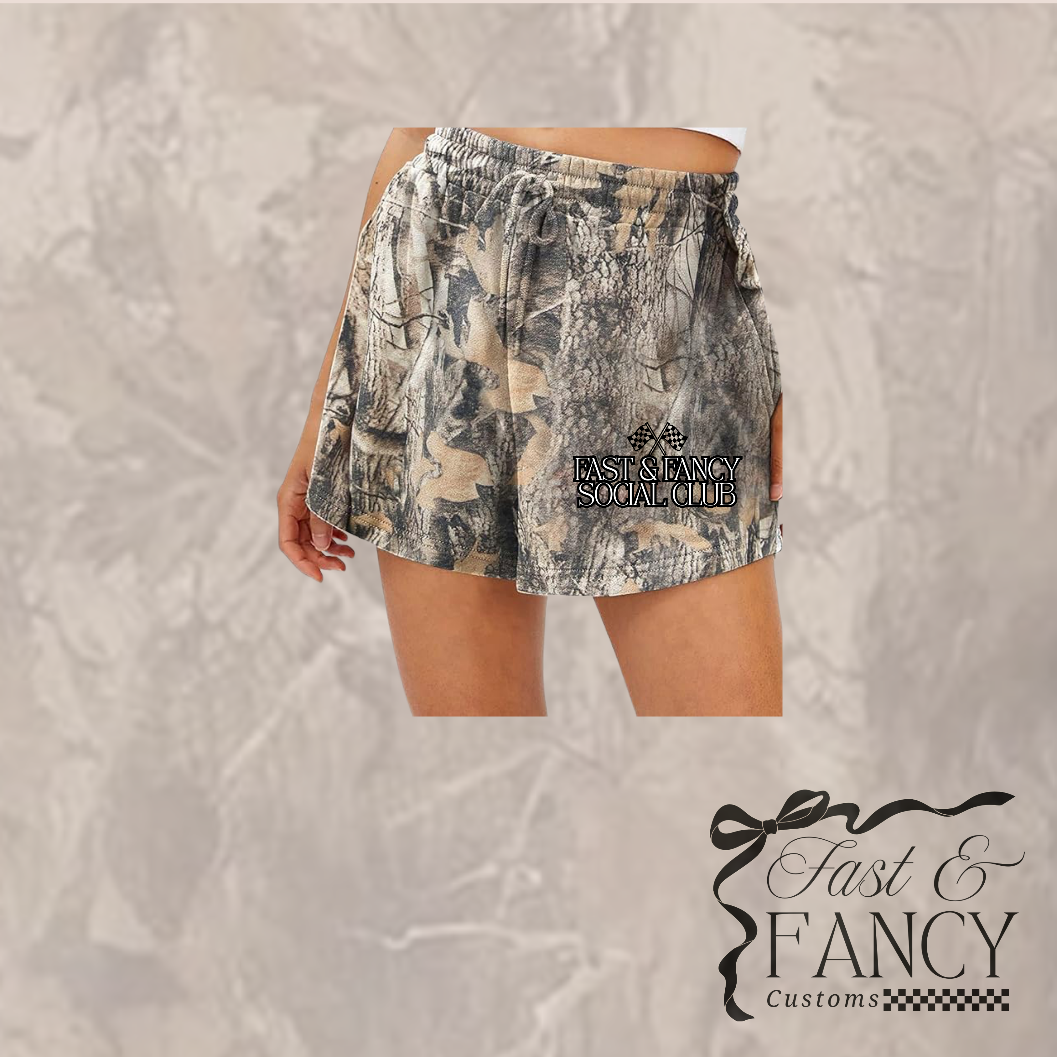 Camo Sweat Shorts