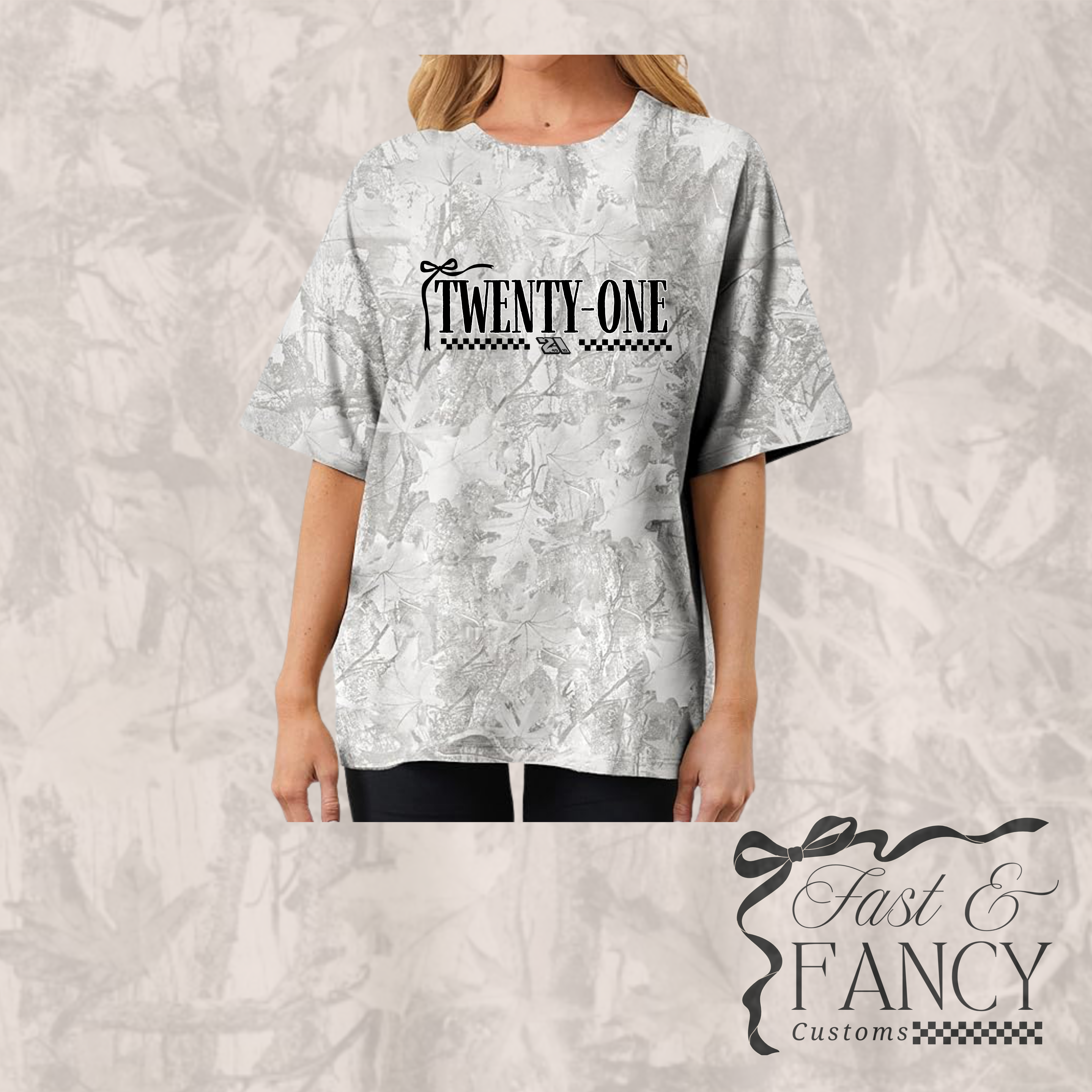Camo Oversized T-Shirt