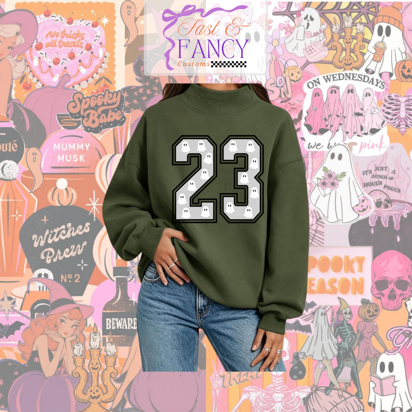 Army Green Mockneck