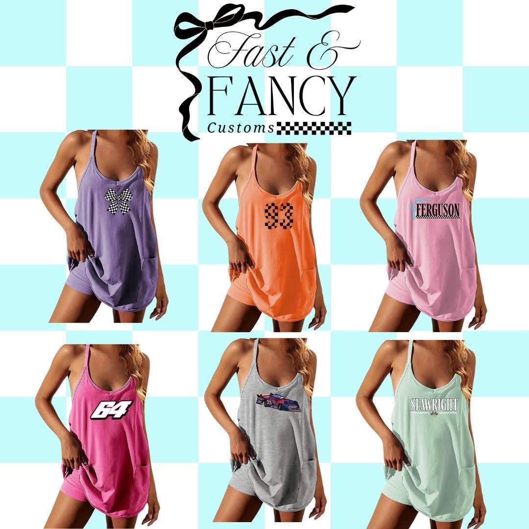 Active Dress (romper underneath)- Choose your Color