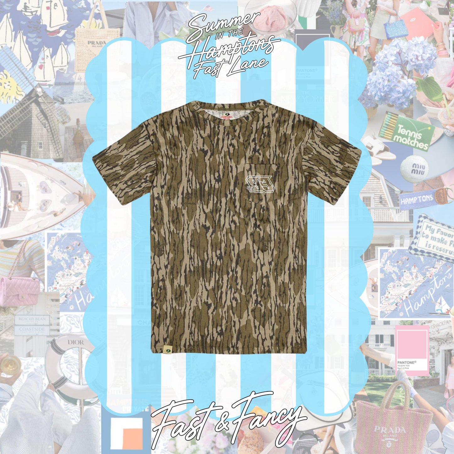 Youth Camo Bottomland Pocket Tee