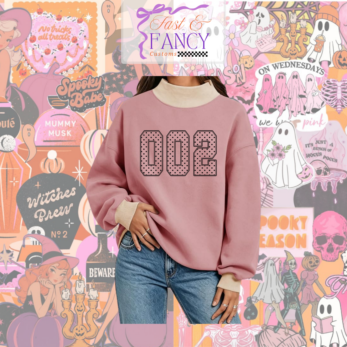 Light Pink Mockneck