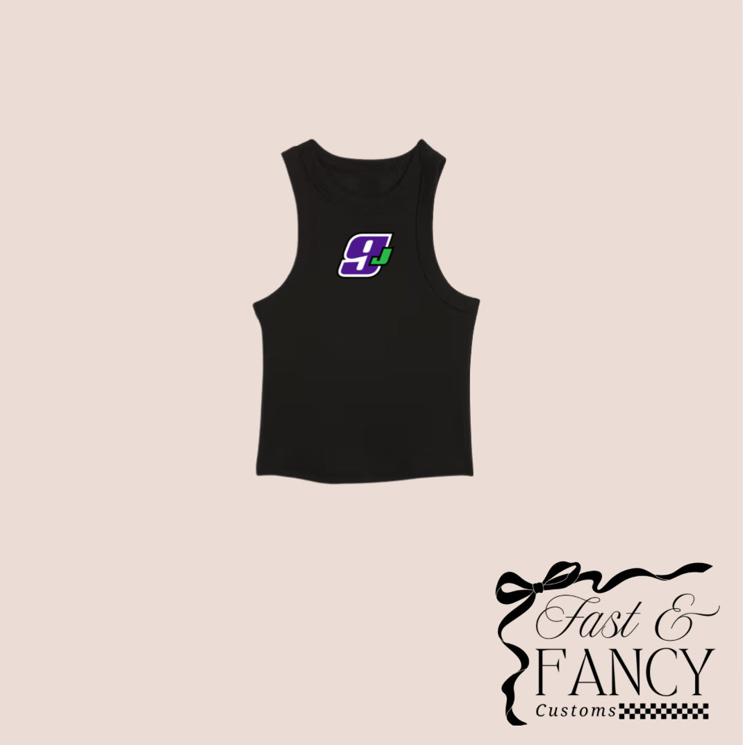 Black Ribbed Tank