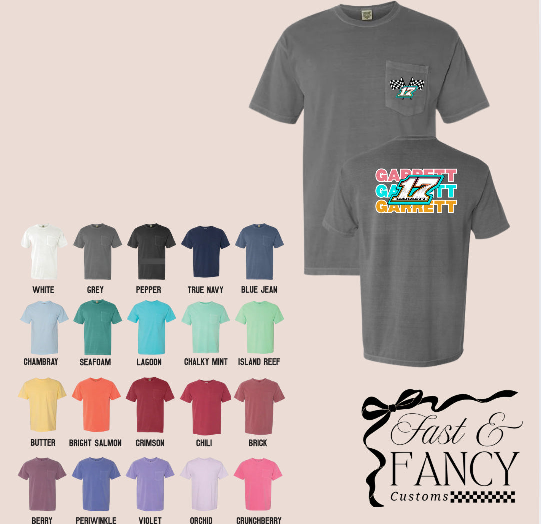 Pocket Tee- Comfort Color  (Choose Your Color) (Copy)
