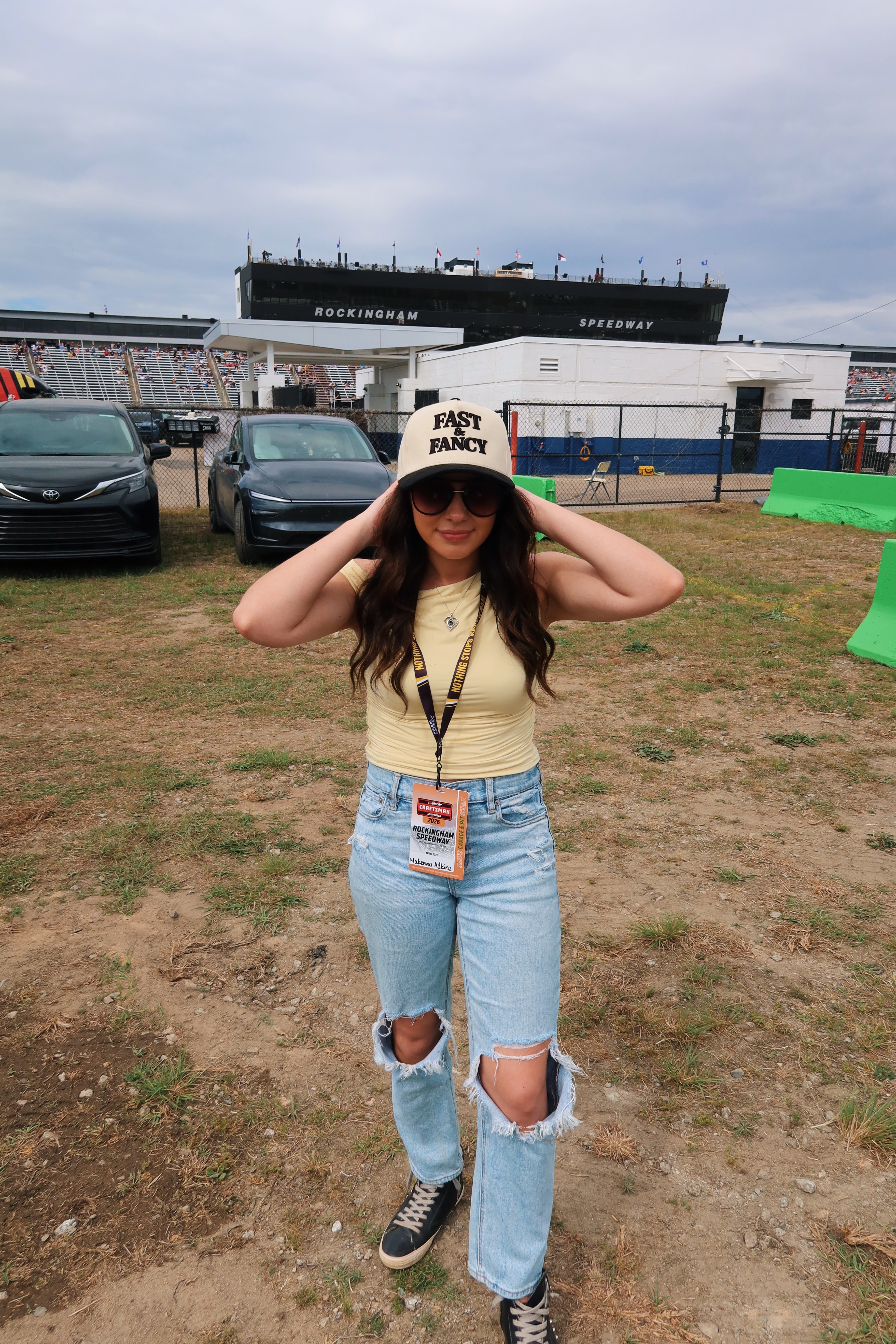 Puff Embroidered Fast & Fancy Hat