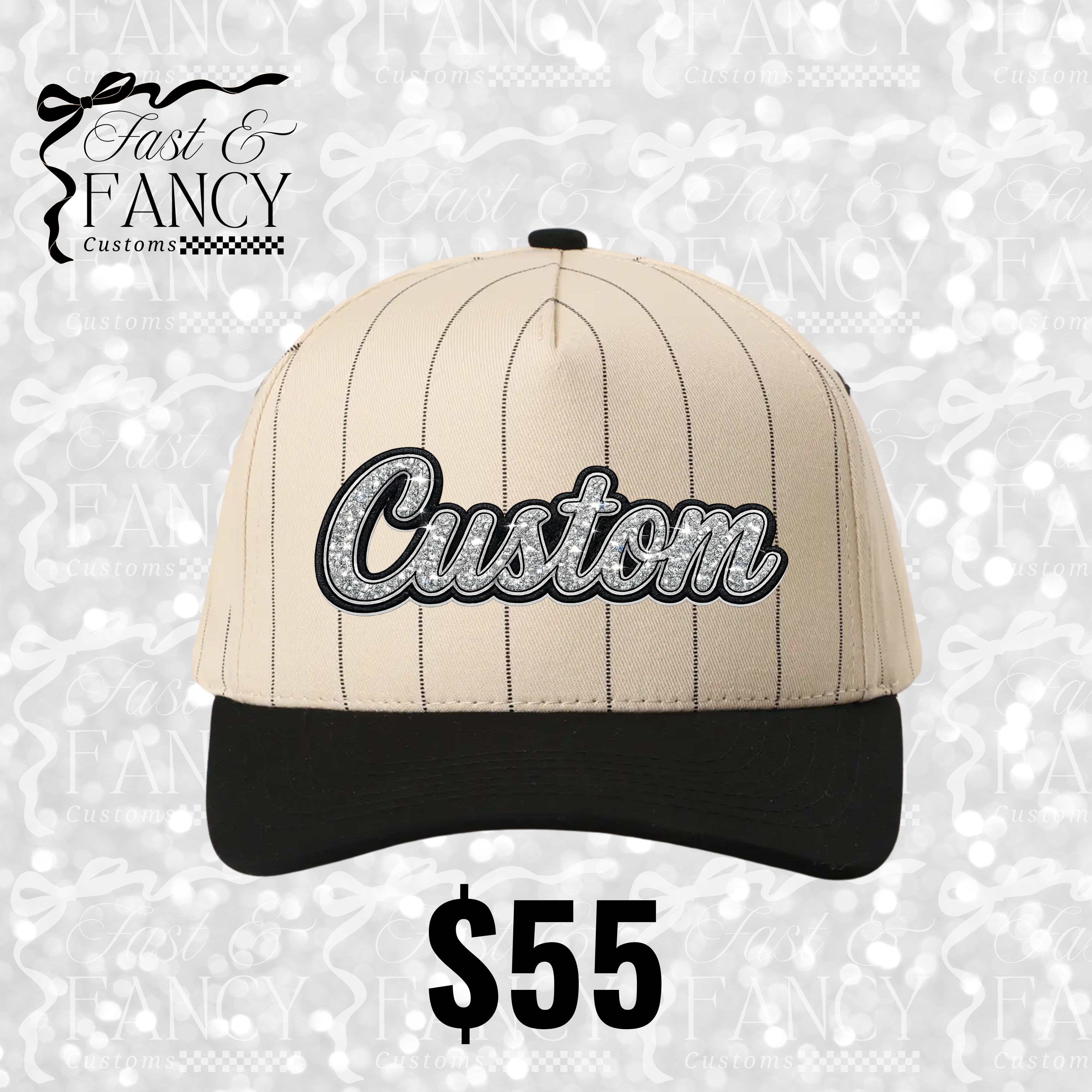 Custom Rhinestone Hat