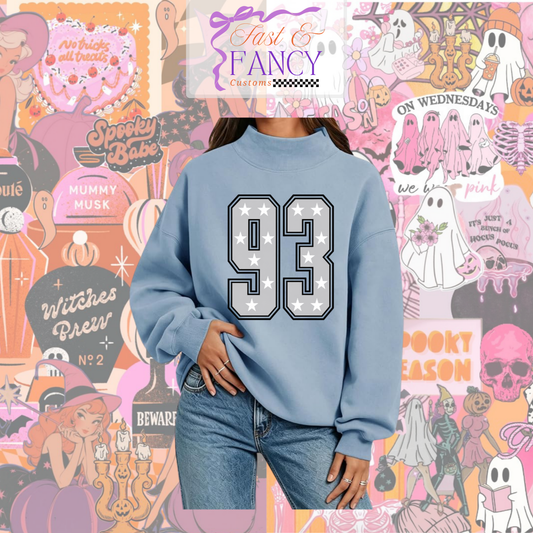 Light Blue Mockneck
