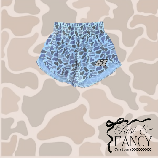 Gray Duck Camo Shorts