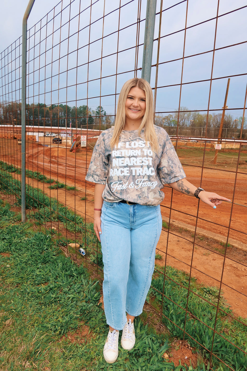 Camo If Lost Fast & Fancy Tee