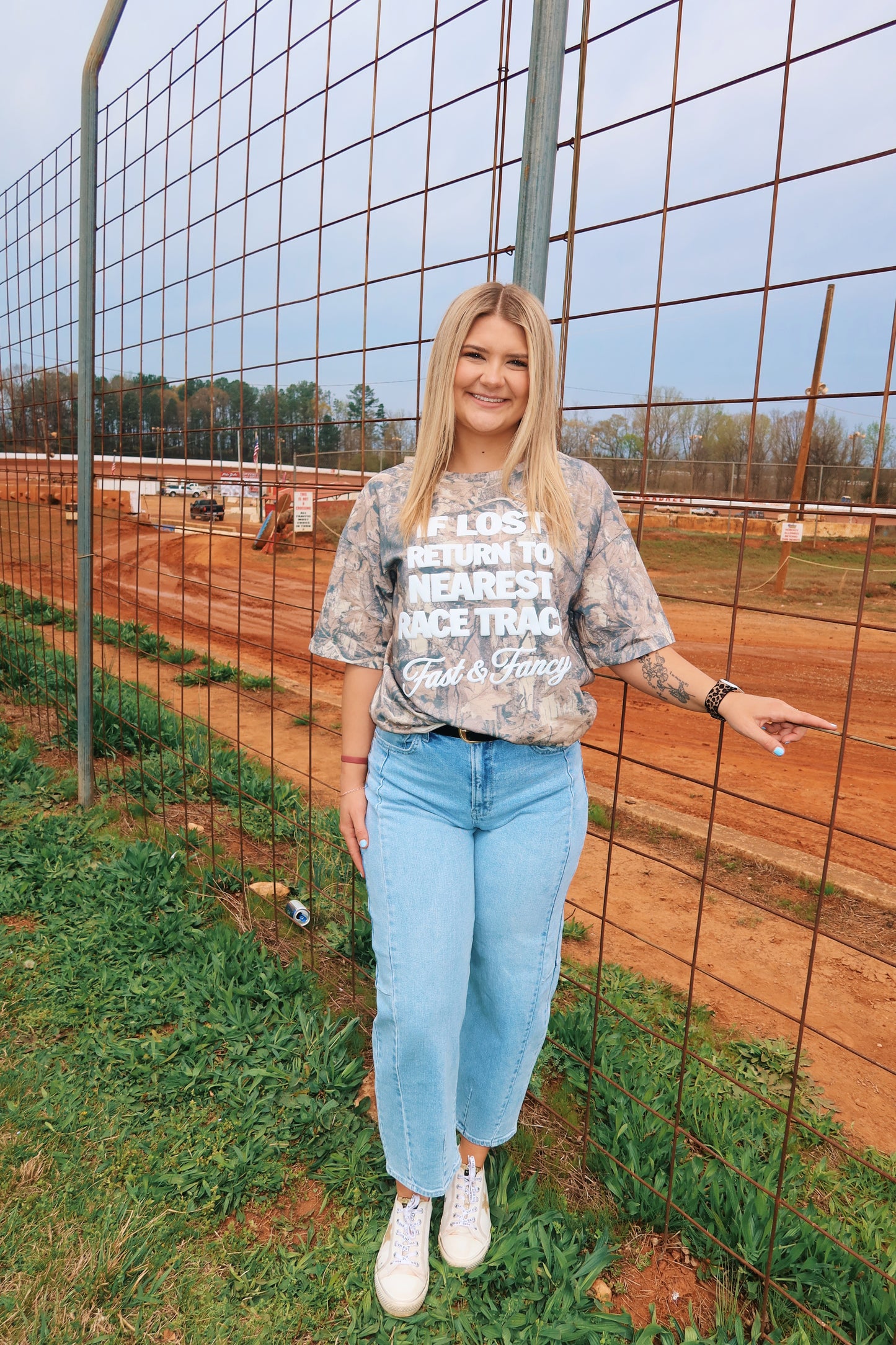 Camo If Lost Fast & Fancy Tee