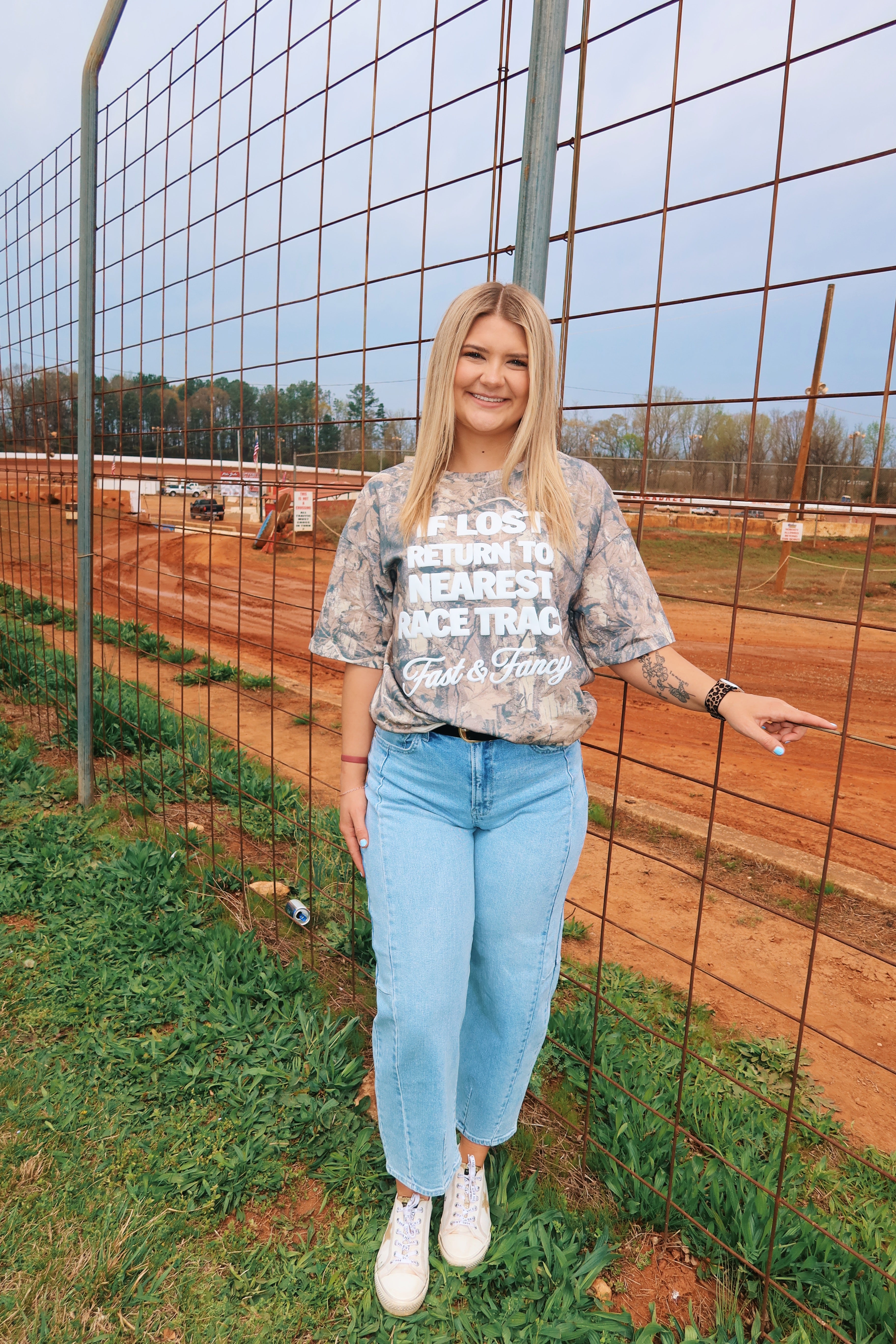 Camo If Lost Fast & Fancy Tee