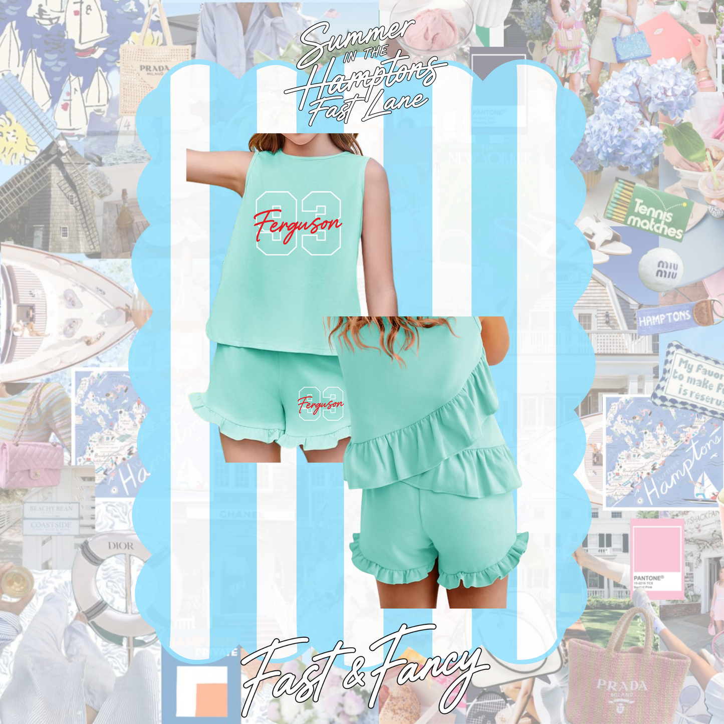 Girls Ruffle Set