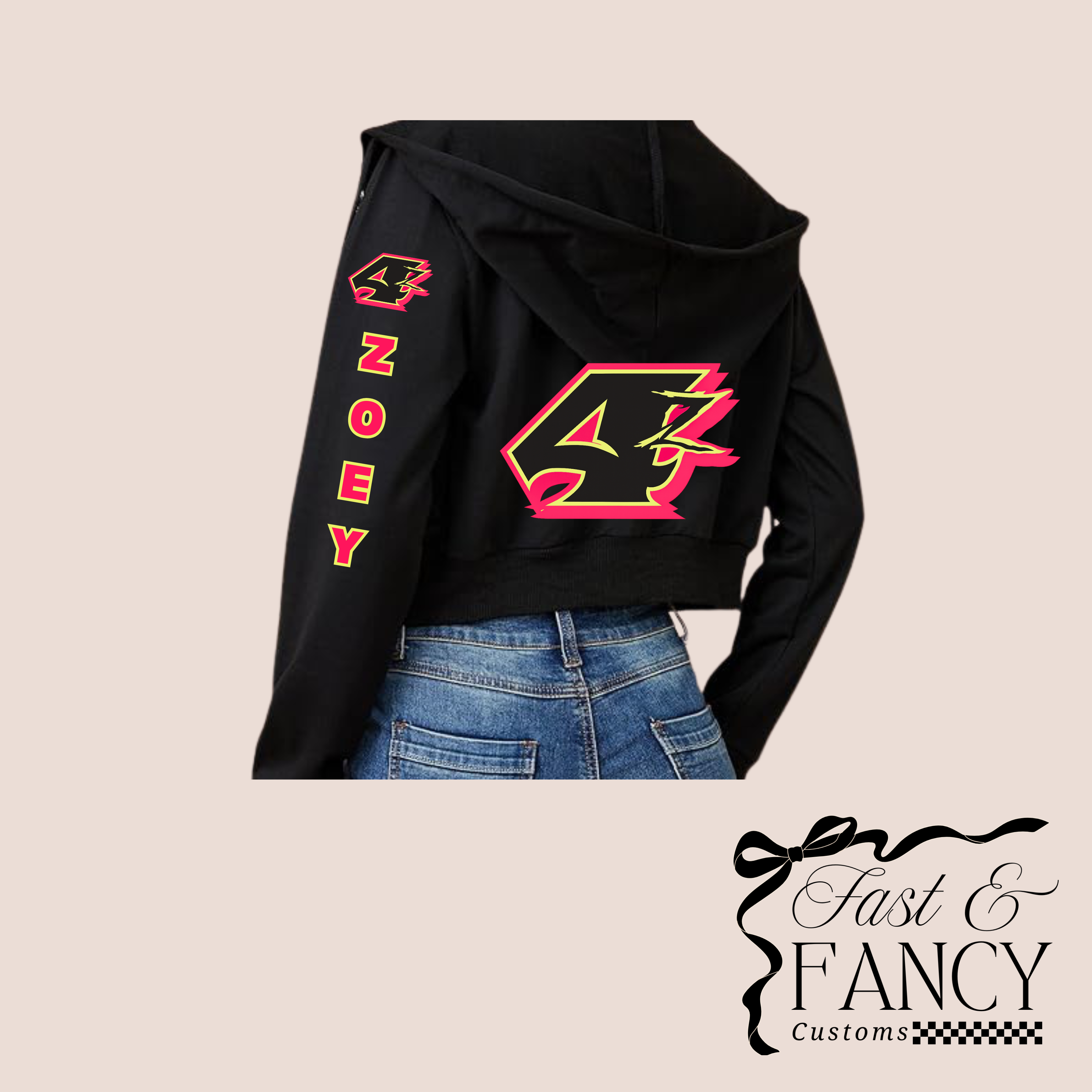 Cropped Zip Up Jacket