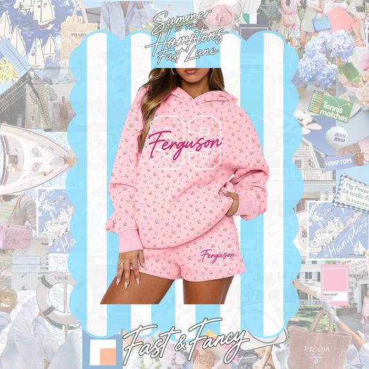 Women’s Pink Floral Set (This is preorder could extend past 18 business days)