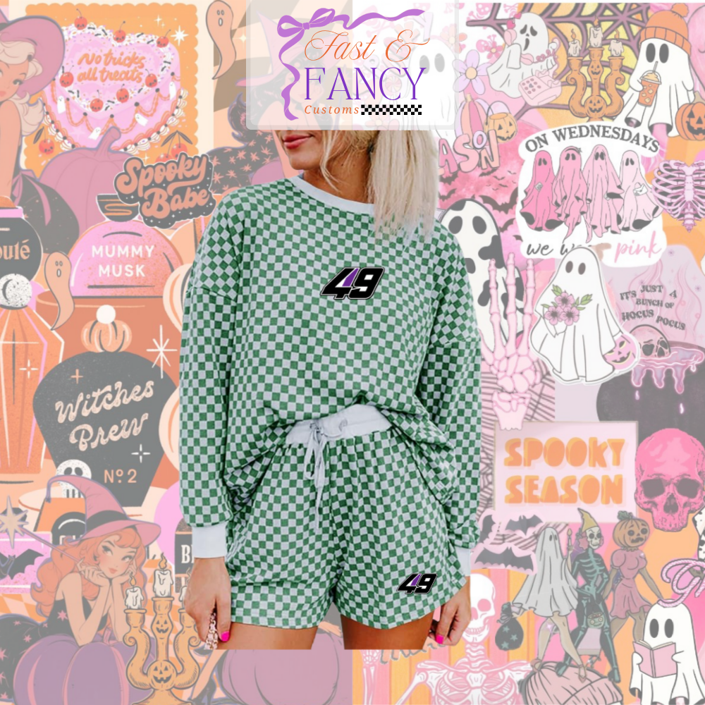 Green Checkered Set