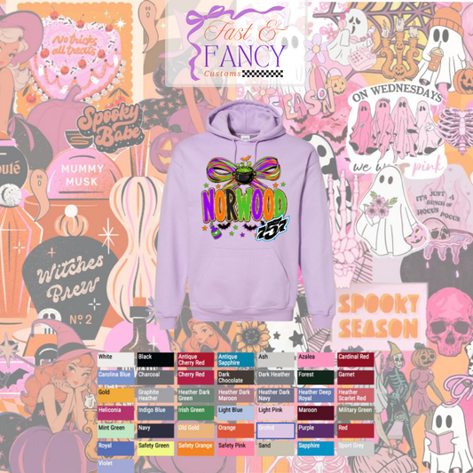 Gildan Hoodie (Choose your Color) TYPE in design notes