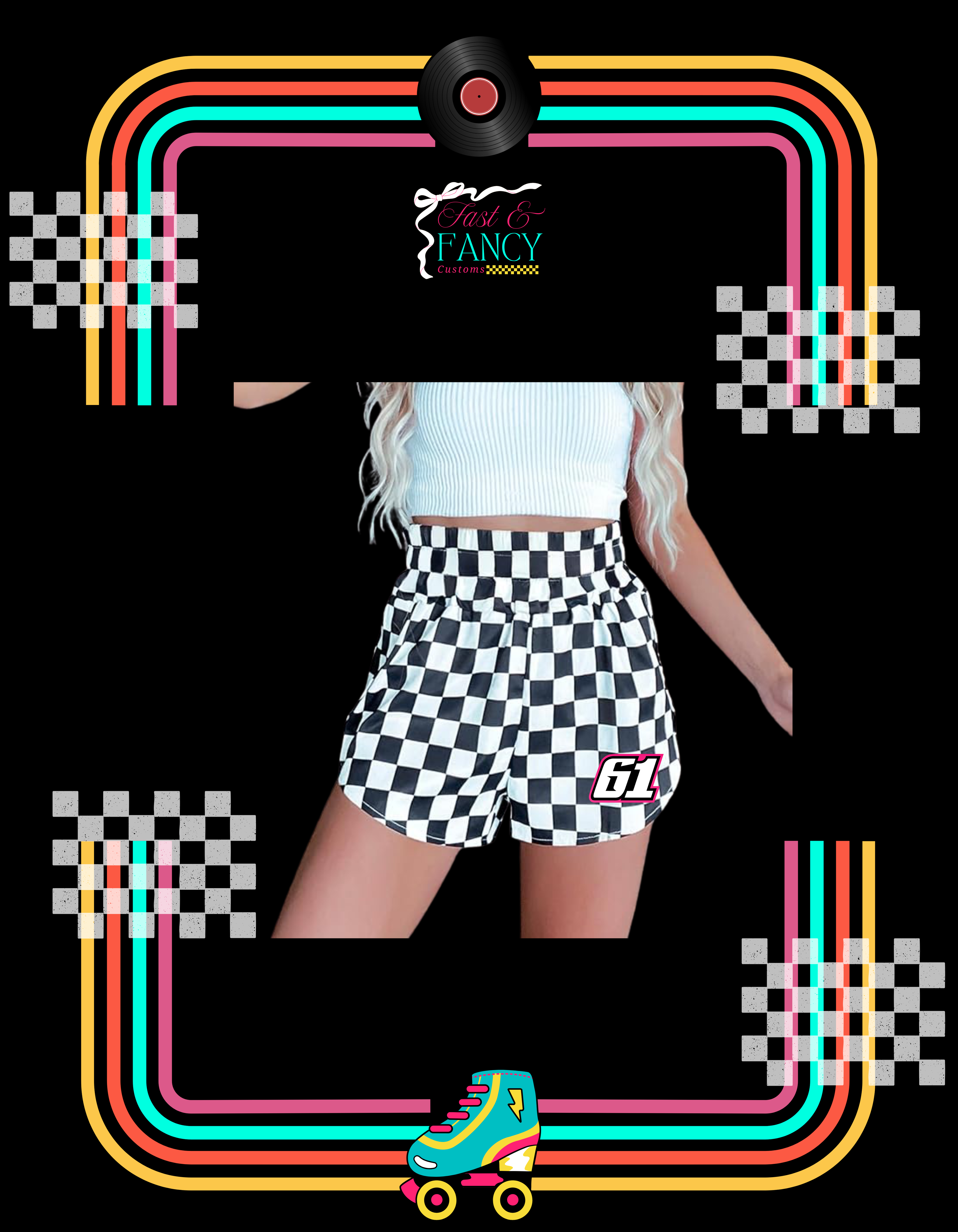 Checkered Shorts (Fits Oversized)