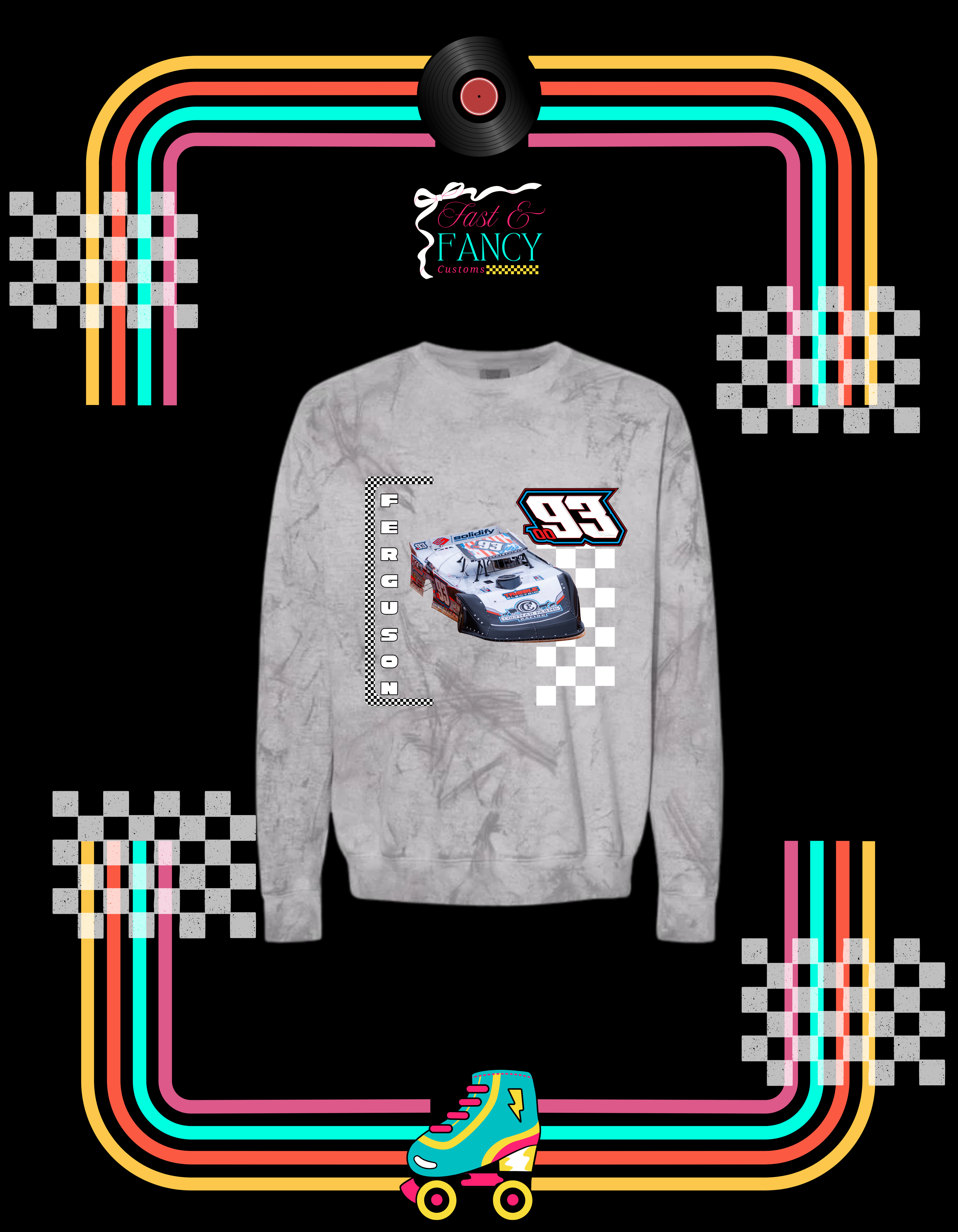 Smoke Comfort Color Crewneck