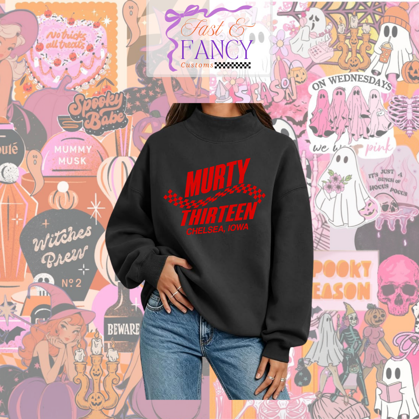Black Mockneck
