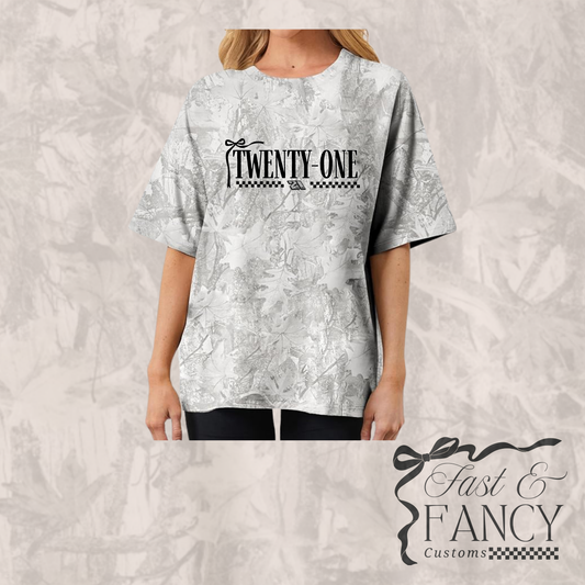 Camo Oversized T-Shirt