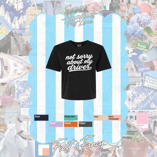 Comfort Color Crop Boxy Tee