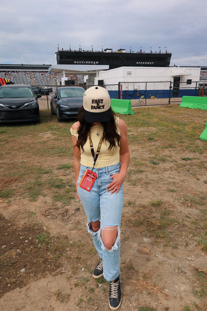 Puff Embroidered Fast & Fancy Hat