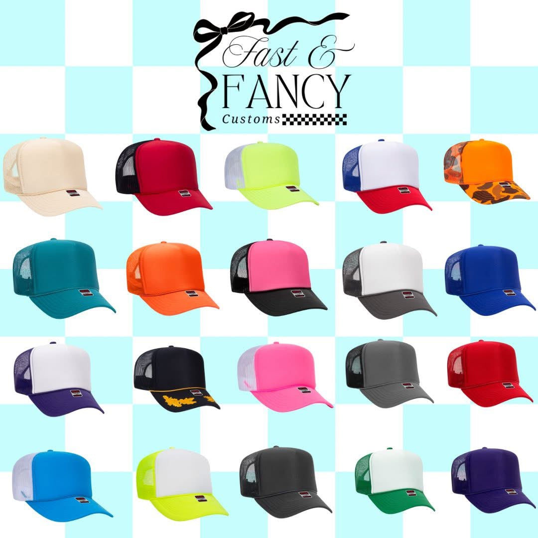 Foam Rope Hat (Choose your Color)