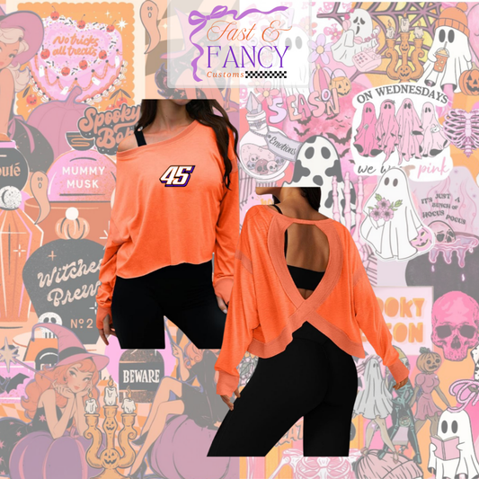 Open Back Long Sleeve