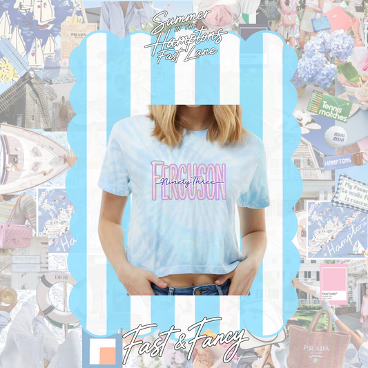 Tye Dye Cropped Tee