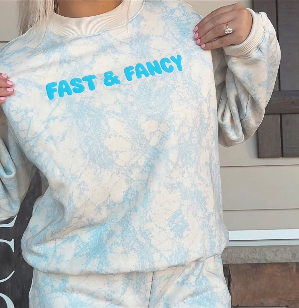 Blue Camo Fast and Fancy Set (Sold as set)
