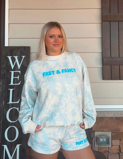 Blue Camo Fast and Fancy Set (Sold as set)