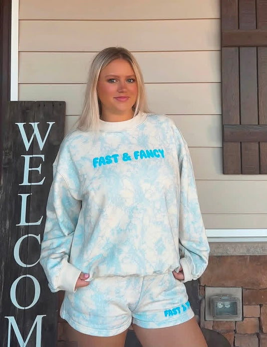 Blue Camo Fast and Fancy Set (Sold as set)