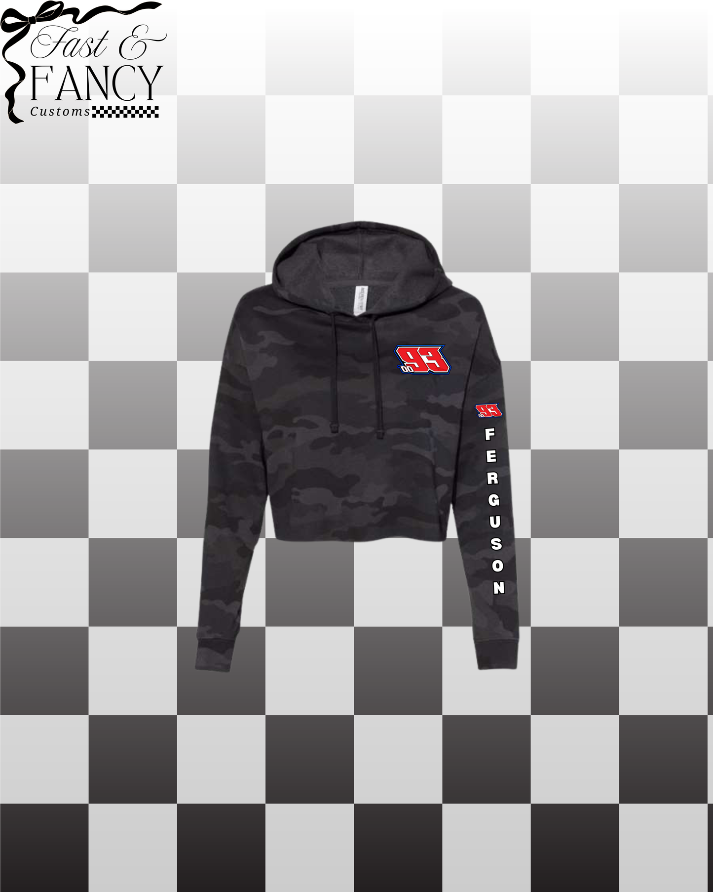 Camo Crop Hoodie