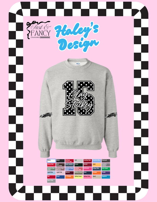 Haley’s Design (choose your color crewneck) MUST put color in design notes