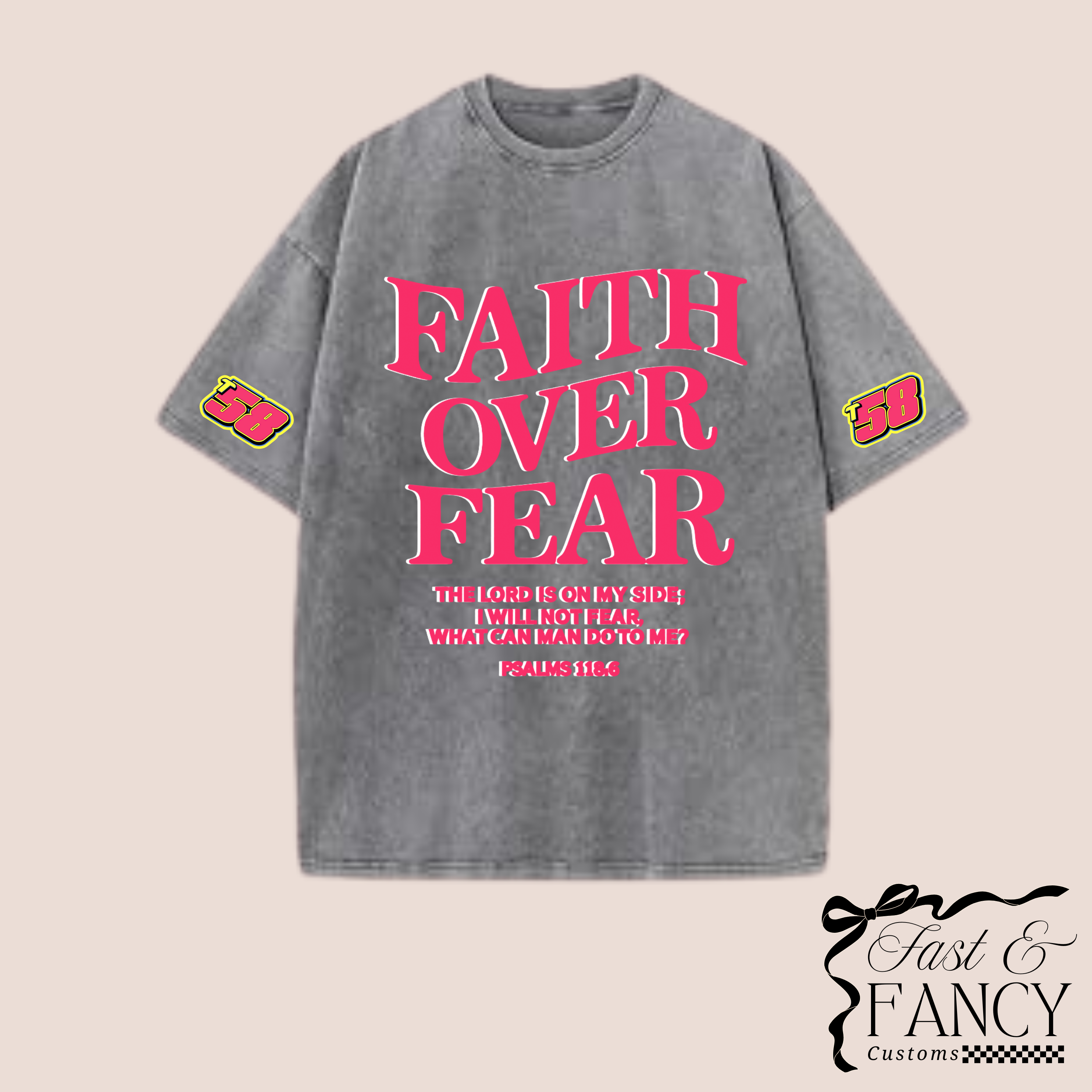 Oversized Acid Wash T-Shirt Madison’s Design