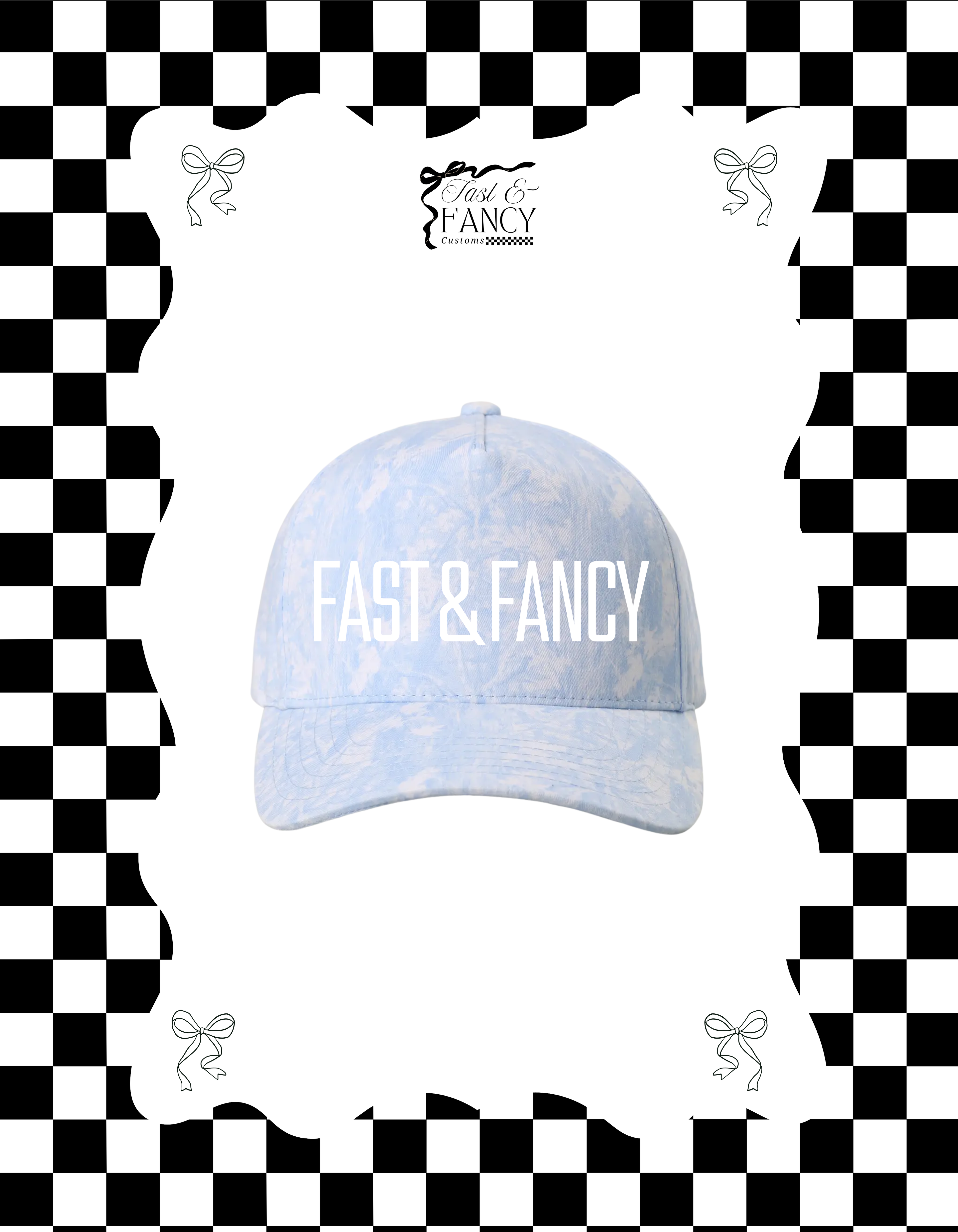 Blue Camo Fast & Fancy Hat