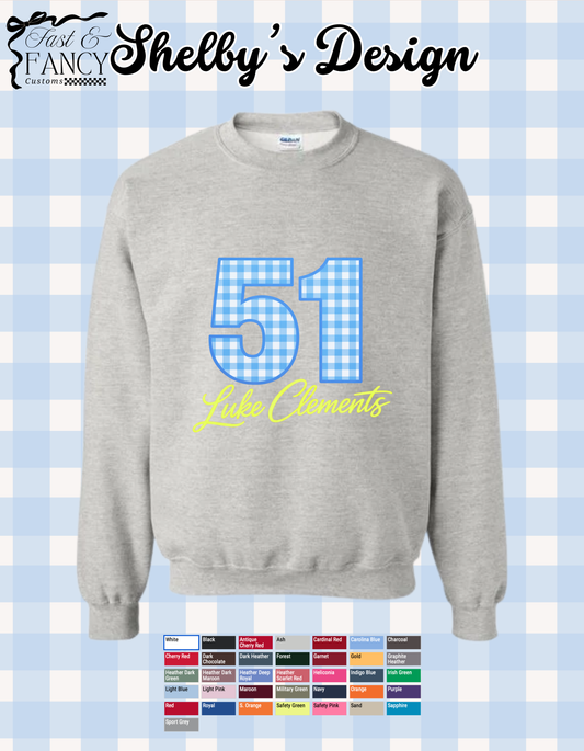 Shelby’s Design (Choose Your Color Crewneck)