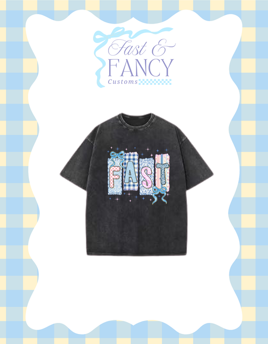 Acid wash T-shirt