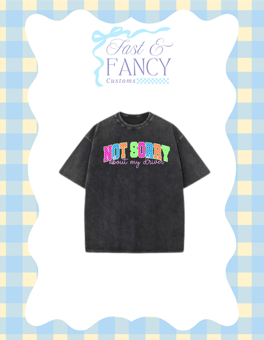 Acid wash T-shirt