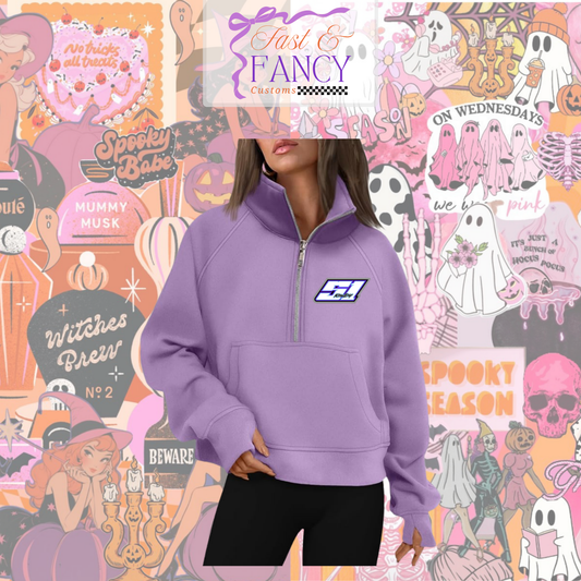Purple Quarter Zip