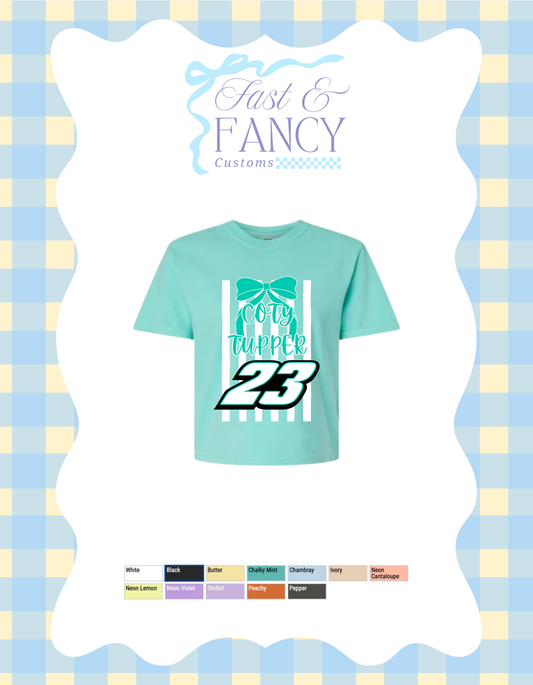 Comfort Color Cropped Boxy Tee (Choose Your Color Tee)