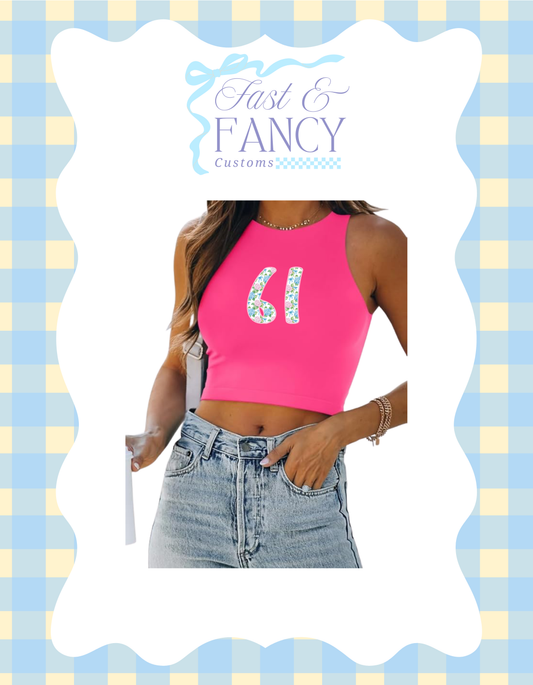 Cropped Double Lined Tank Top