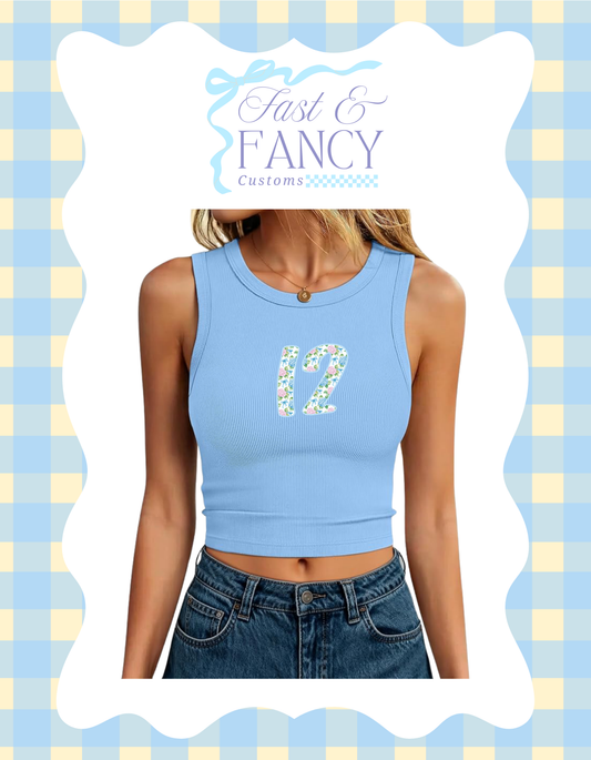Ribbed Crop Tank Top