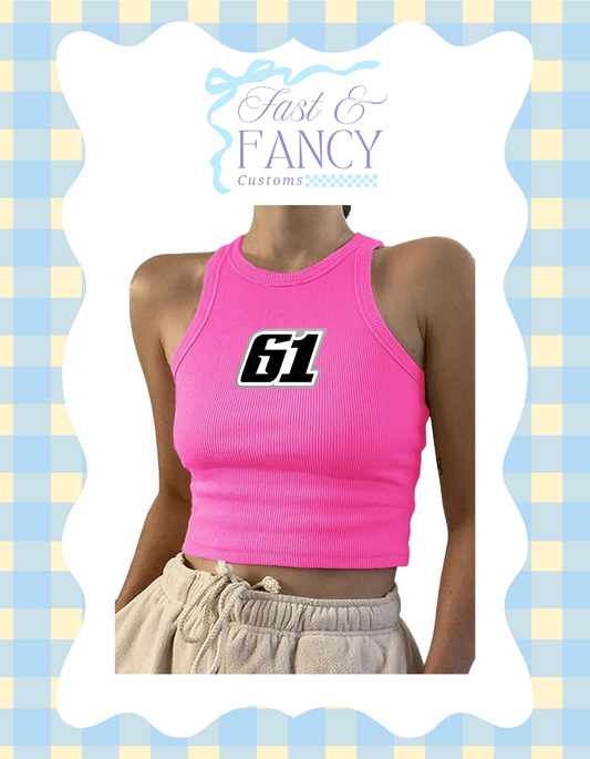 Ribbed Crop Tank Top