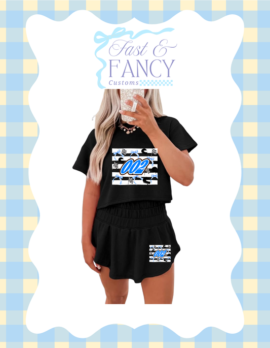 All black set with skort