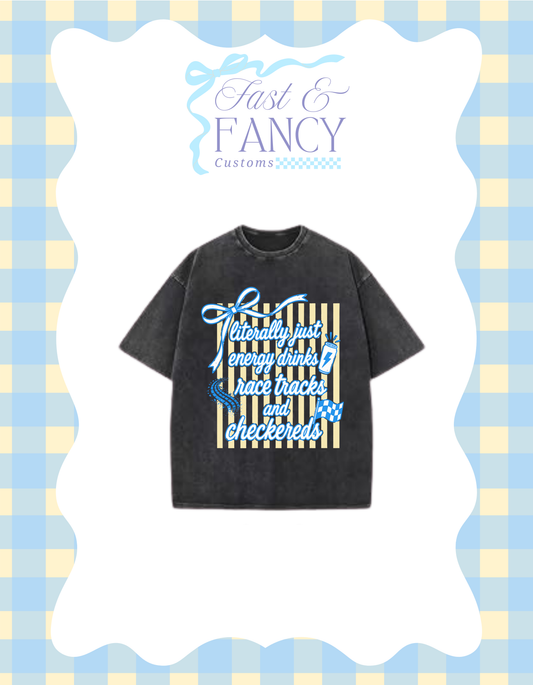 Acid wash T-shirt